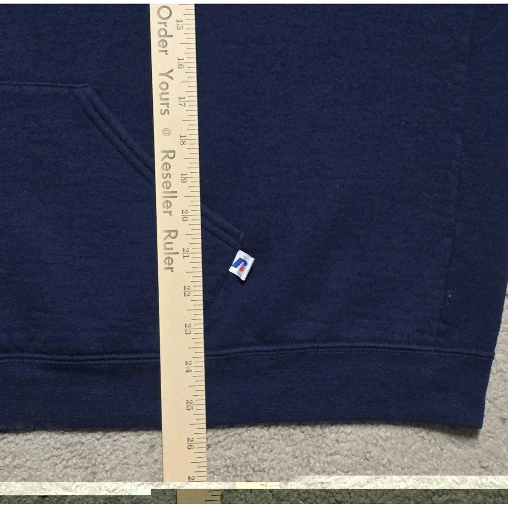 VTG‎ 90s Ole Miss Rebels Russell Athletic Hoodie Mens 3XL Navy NCAA